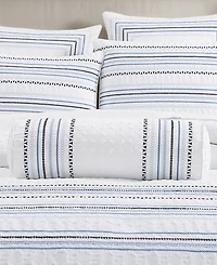 J Queen New York Bayside Neckroll Decorative Pillow, 7" x 20"