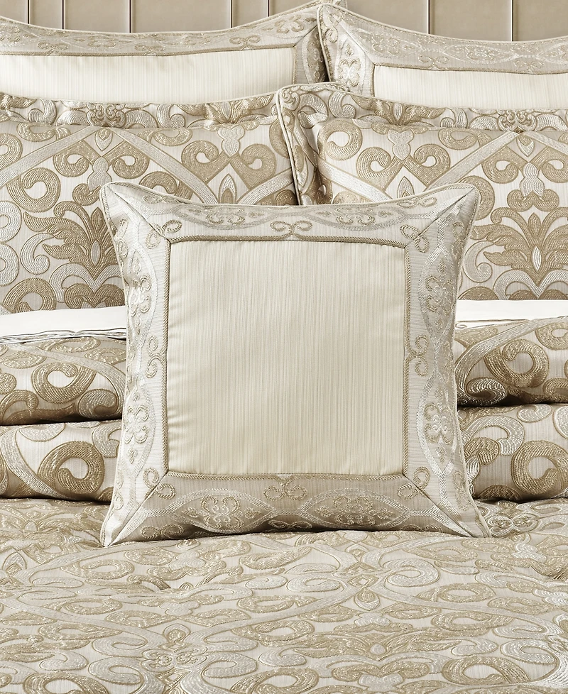 J Queen New York Amaretto Square Decorative Pillow, 18" x 18"