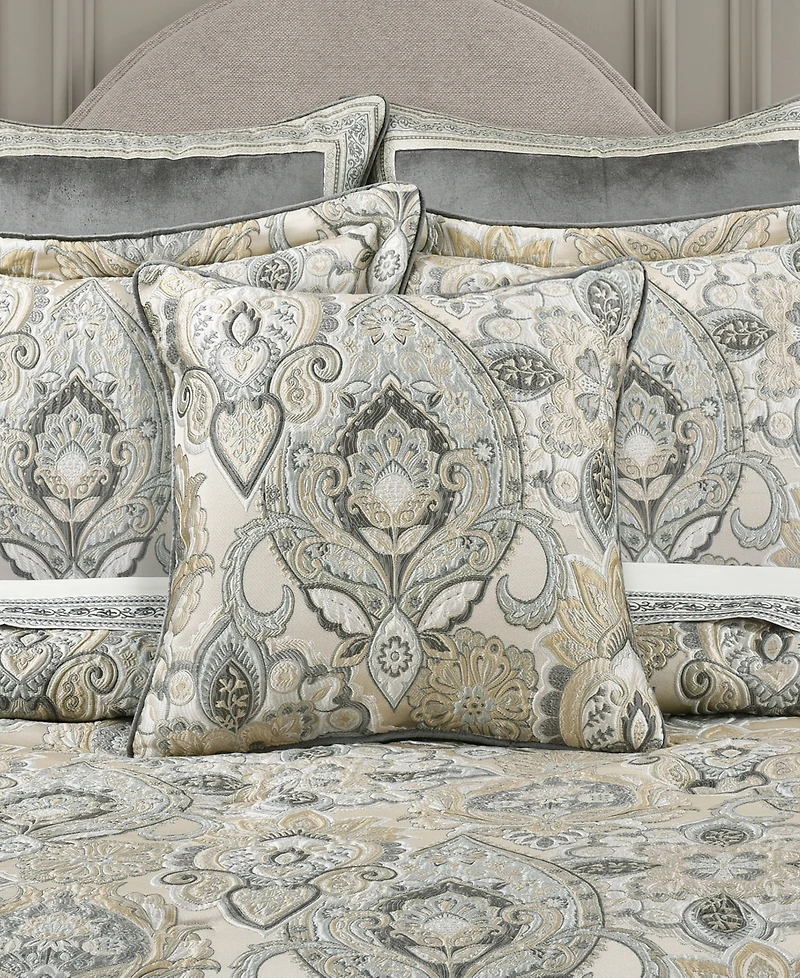 J Queen New York Annabelle Damask Decorative Pillow, 20" x 20"