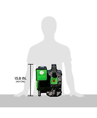 JumpOrange 1 Hp Green Inflatable Blower