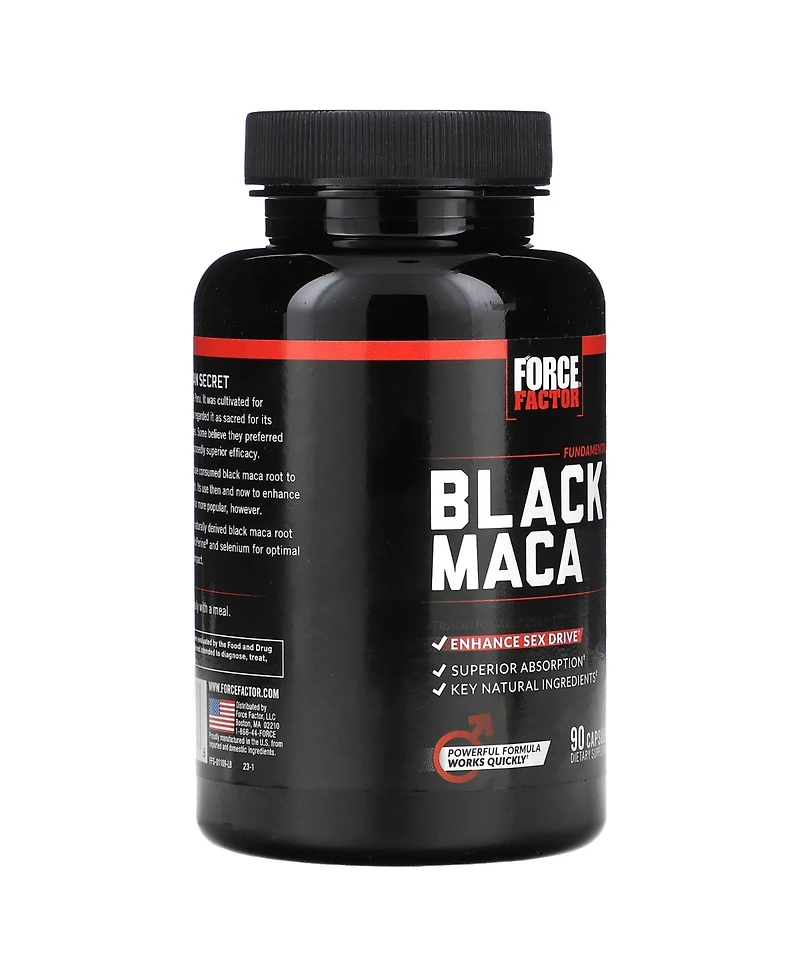 Force Factor Fundamentals Black Maca
