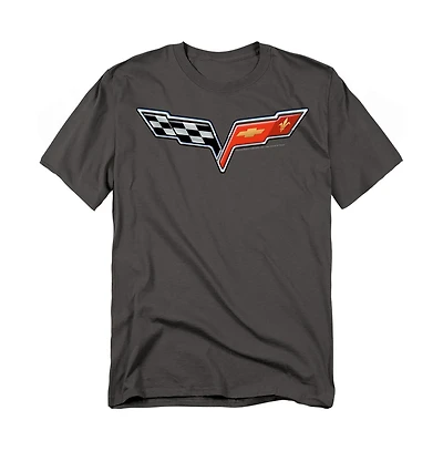 Logovision Men's Chevrolet The Vette Medallion T-Shirt