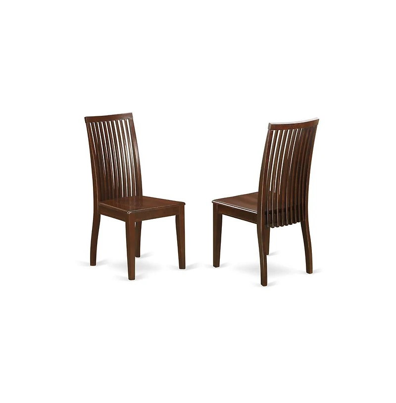 East West Furniture Dining Room Set Mahogany
