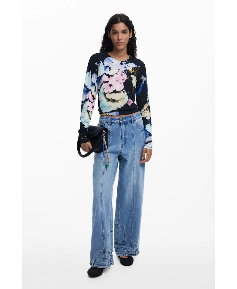 Desigual Women's Sweater designed by Mr. Christian Lacroix