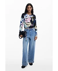 Desigual Women's Sweater designed by Mr. Christian Lacroix