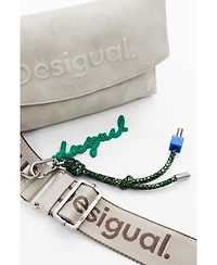 Desigual Women's Medium 3D logo flap bag