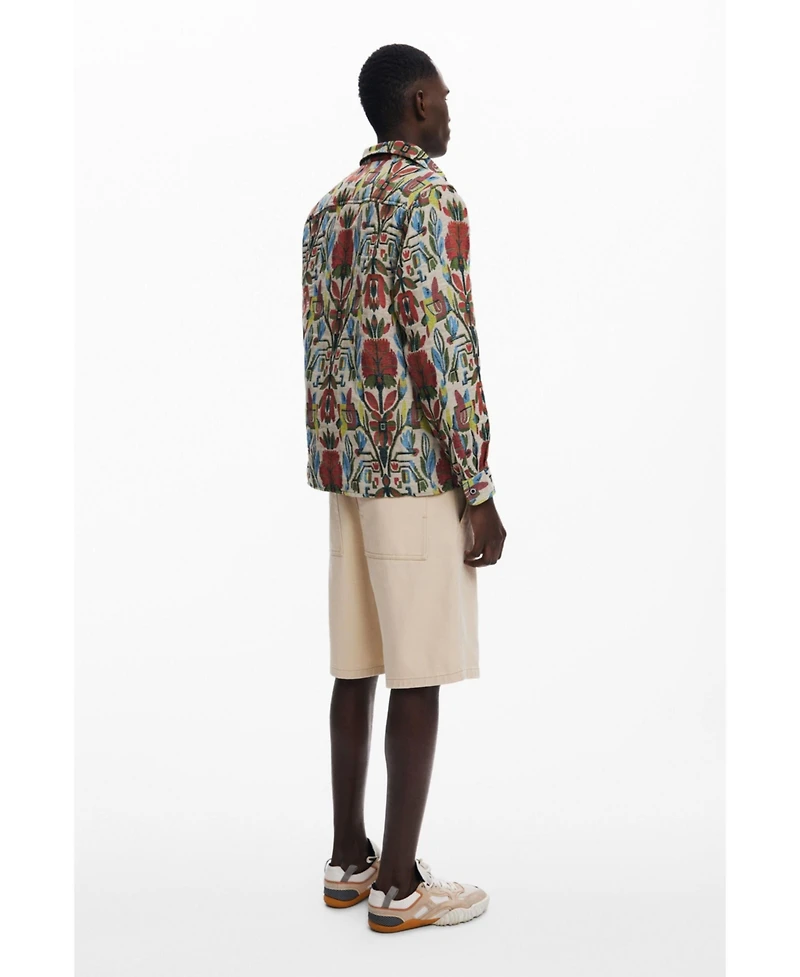 Desigual Men's Ethnic long-sleeve shirt