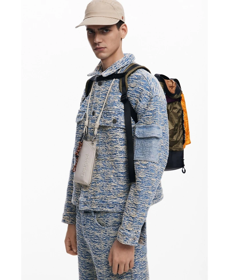 Desigual Men's Mottled denim jacket