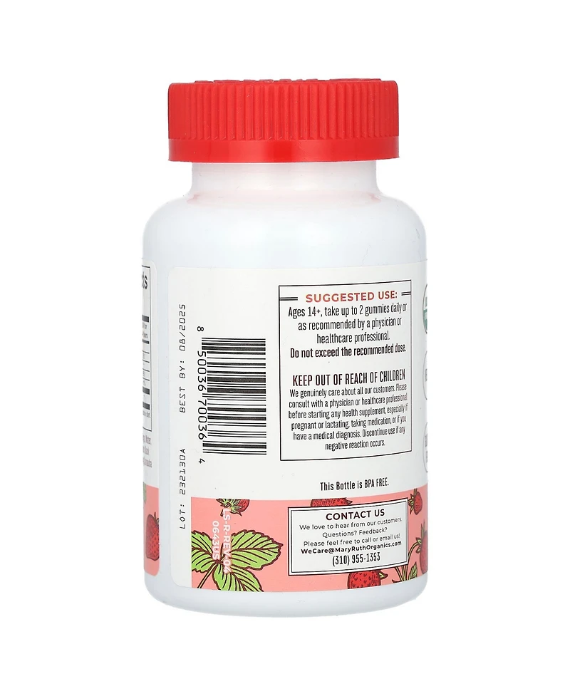 MaryRuth's Probiotic Gummies Strawberry