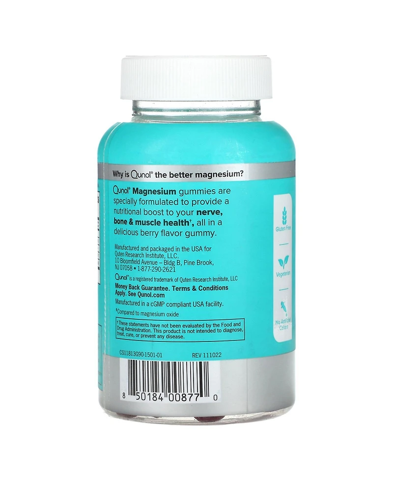 Qunol Magnesium Gummies Berry