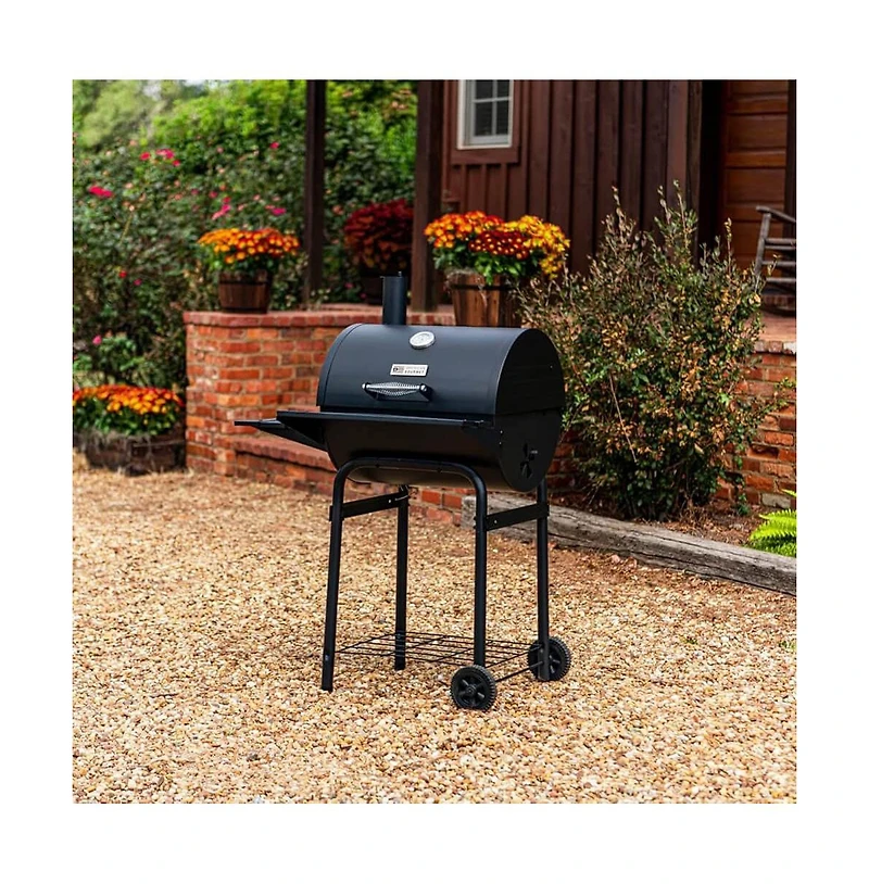 Char-Broil American Gourmet 625 Charcoal Black Barrel Grill