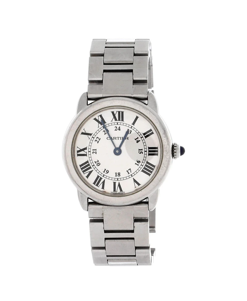 Pre-Owned Cartier Ronde Solo de Cartier Quartz Watch in Stainless Steel 29mm