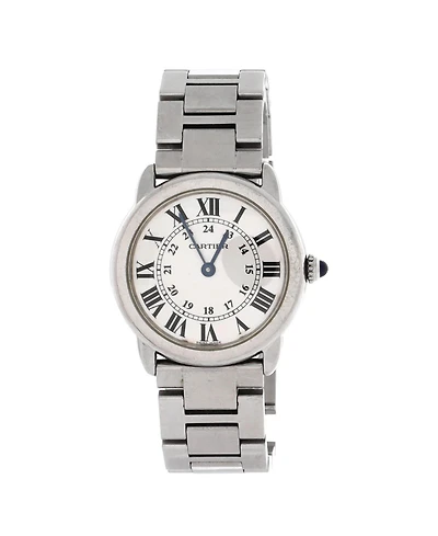 Pre-Owned Cartier Ronde Solo de Cartier Quartz Watch in Stainless Steel 29mm