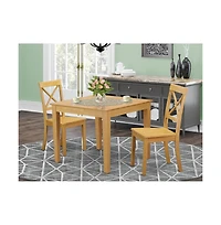 East West Furniture Dining Room Set Oak