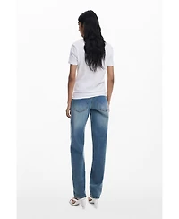 Desigual Women's "D" strass T-shirt