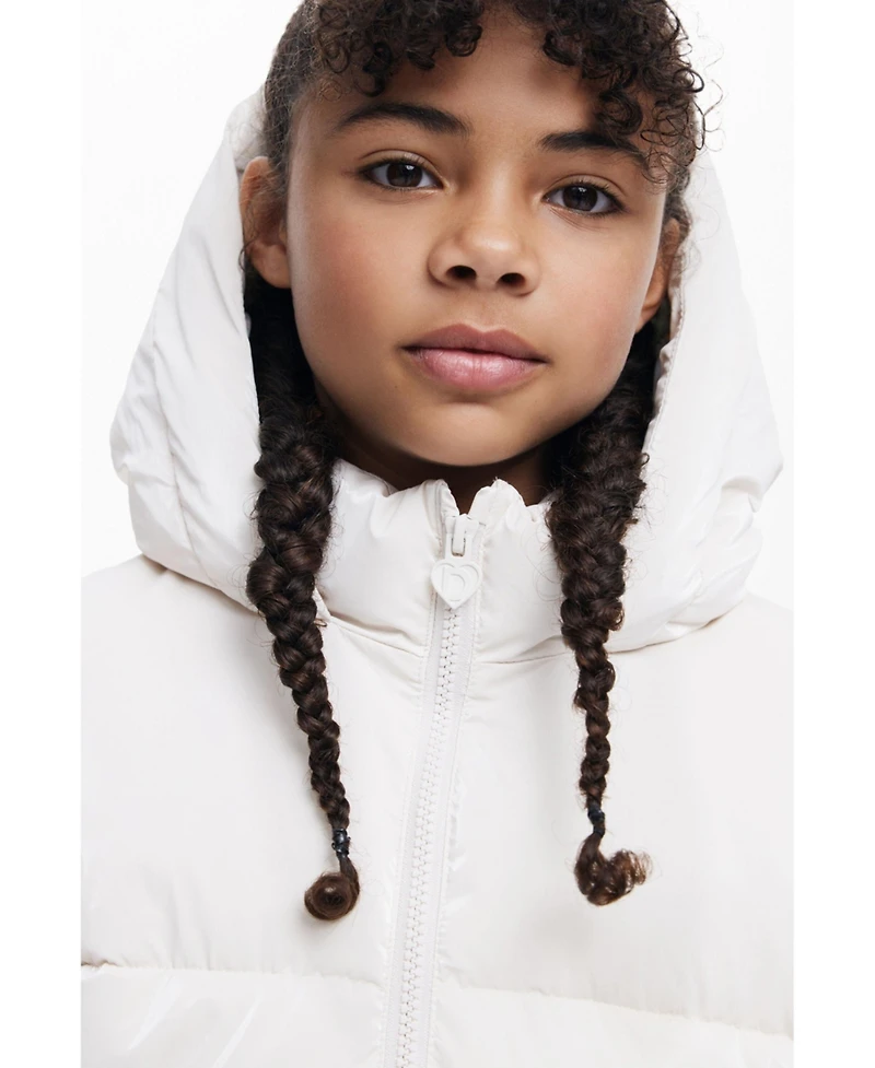 Desigual Girls Girls's Long shiny padded jacket