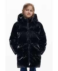 Desigual Girls Girls's Long shiny padded jacket
