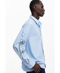 Desigual Men's Long-sleeve shirt with embroidery