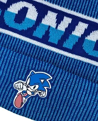 Sonic Big Boys 2-Piece Hat and Ribbed Knit Gloves Set