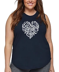 La Pop Art Plus Love Word Tank Top