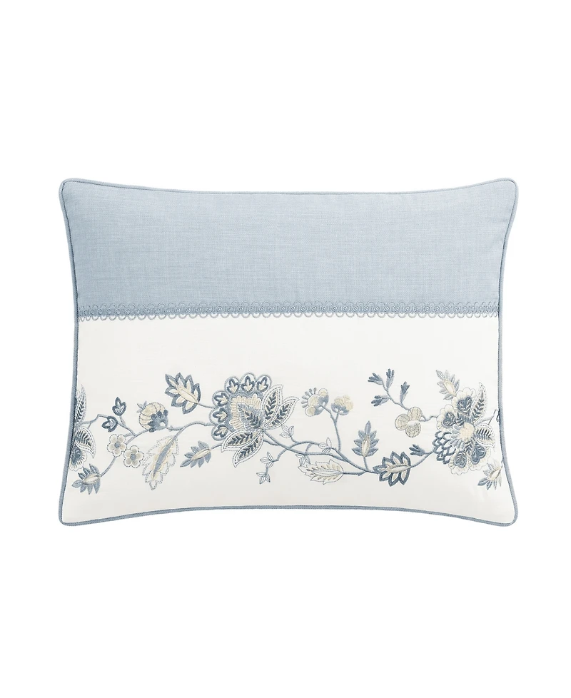 J Queen New York Garden Bloom Embroidered 4-Pc. Comforter Set
