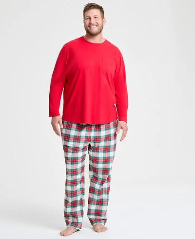 Holiday Lane Big & Tall Merry Plaid Mix It Matching Family Pajamas Set, Created for Macy's