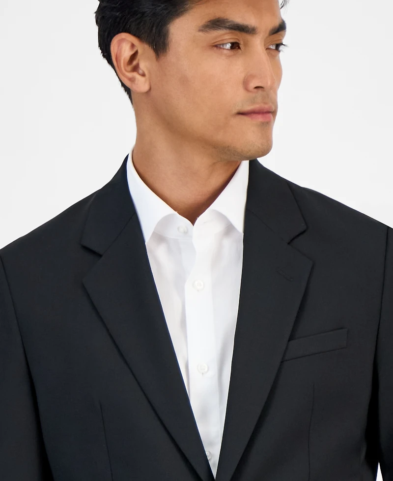 Hugo by Boss Men's Modern-Fit Solid Wool-Blend Suit Separate Jacket