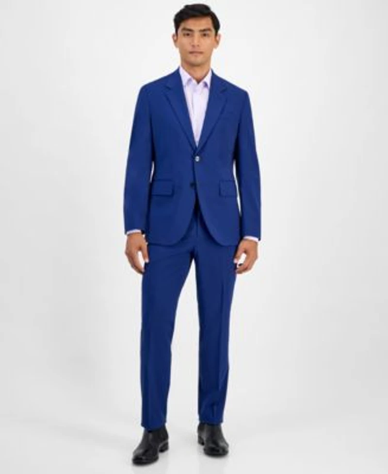 Hugo By Hugo Boss Mens Modern Fit Plaid Suit Separates