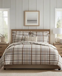 Levtex Spencer Plaid Flannel 3-Pc. Duvet Cover Set, King