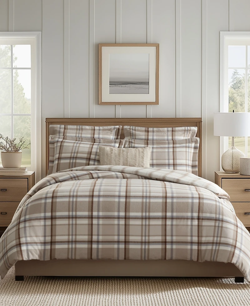 Levtex Spencer Plaid Flannel 2-Pc. Duvet Cover Set, Twin