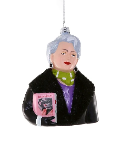 Cody Foster & Co. Miranda Priestly Glass Ornament