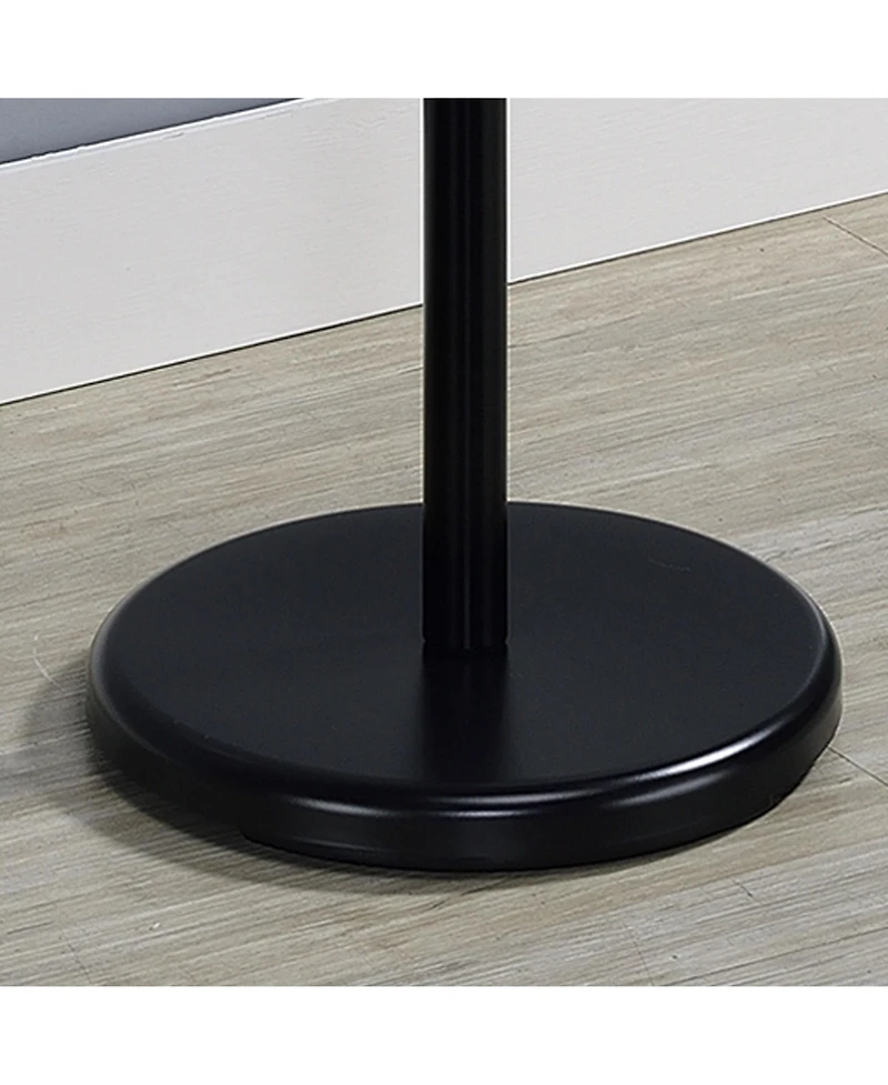 Kings Brand Furniture Warren Black Metal Valet Tie and Coat Hanger