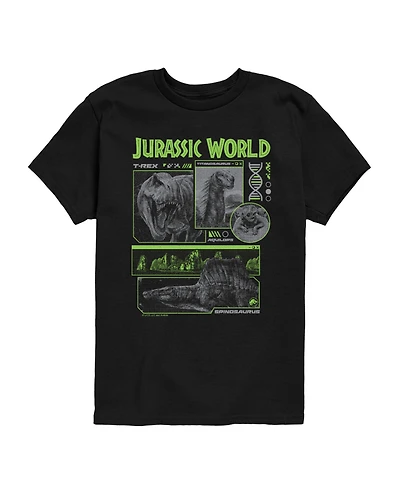Jurassic Park Big Boys Live Action World T-Shirt