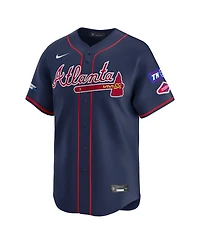 Nike Men's 25 Navy Atlanta Braves 2025 Mlb Speedway Classic Alternate Limited Jersey