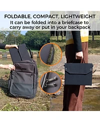 Portable Solar Panel, 40W Charge Capacity, Durable, Foldable and Easy to Carry