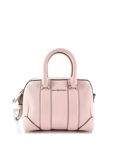 Pre-Owned Givenchy Micro Lucrezia Duffle Bag Leather