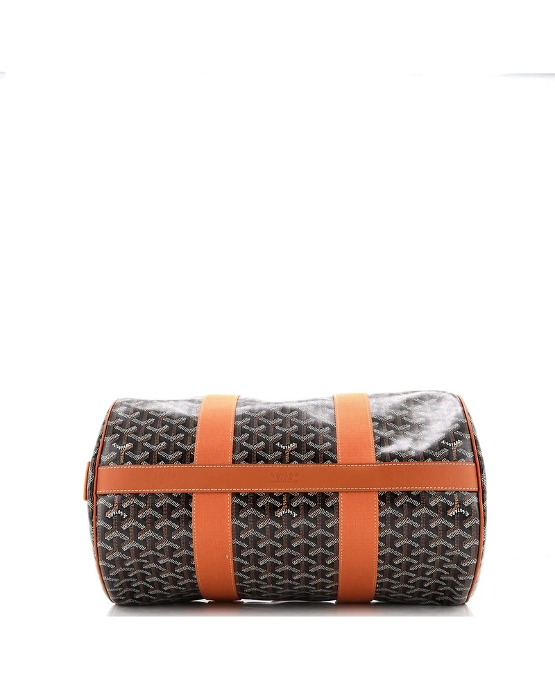 Pre-Owned Goyard 40 Barrel Sport Duffle Bag Coated Canvas