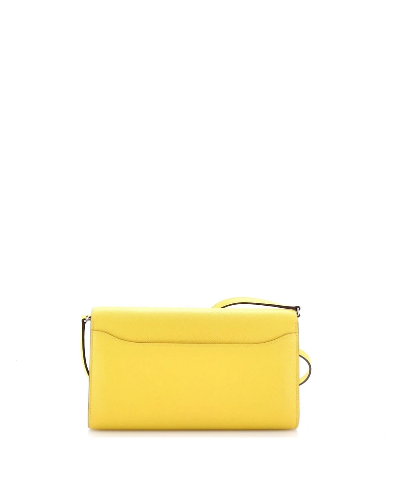 Pre-Owned Hermes Constance To Go Wallet Epsom