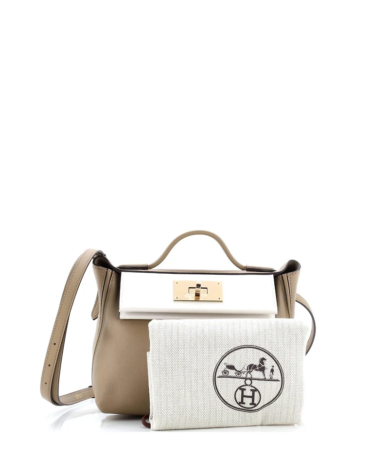 Pre-Owned Hermes 21 24/24 Bag Tricolor Evercolor with Swift