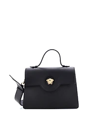 Pre-Owned Versace La Medusa Top Handle Tote Bag Leather