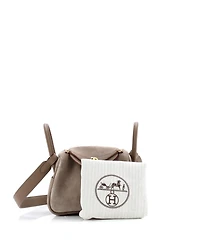 Pre-Owned Hermes Mini Lindy Bag Grizzly and Swift