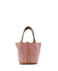Pre-Owned Hermes Micro Picotin Lock Bag Lucky Daisy Printed Swift