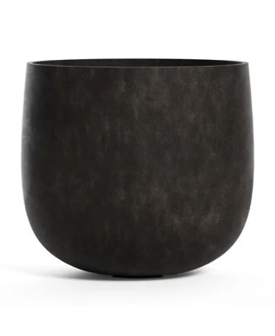 Cosapots Mondo Large Planter X2013 Stone Finish X2013 Fiberglass Indoor Outdoor Weather Resistant Round Planter D X H
