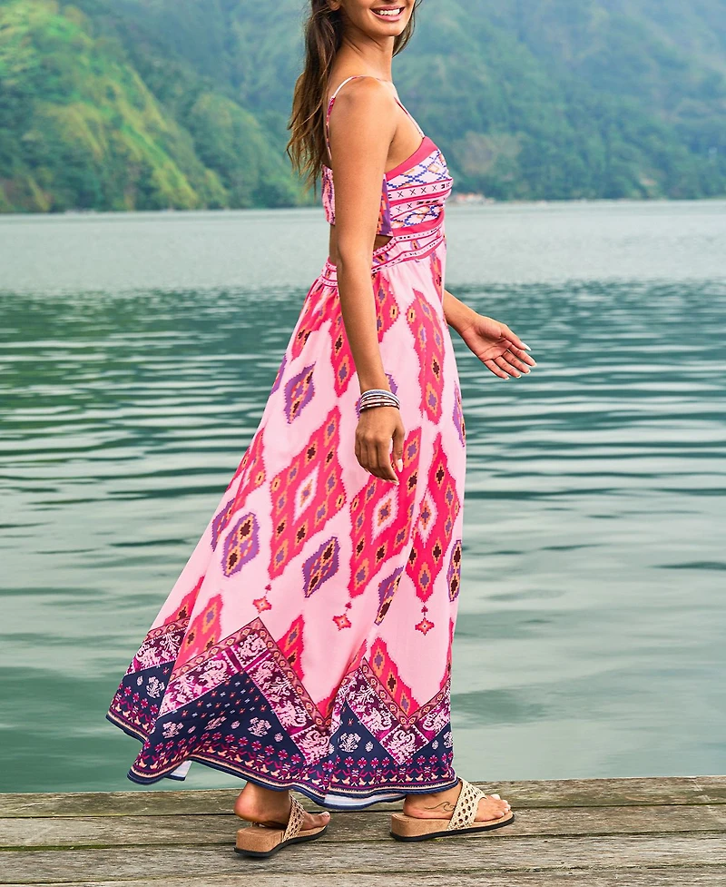 Cupshe Women's On the Right Path Boho Beach Dress