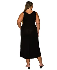 L I V D Women's Plus Mellie Tank Dress