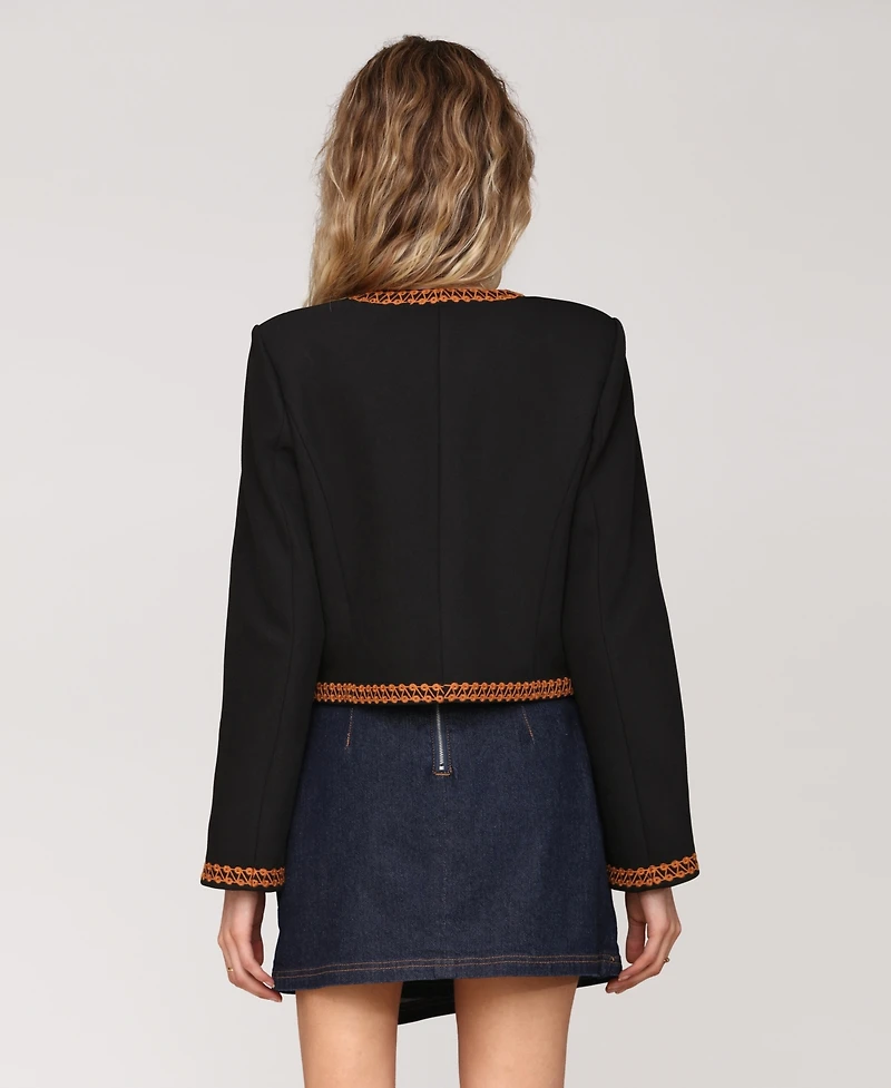 Avec Les Filles Women's Embroidered Jacket