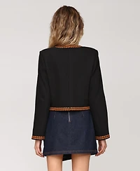 Avec Les Filles Women's Embroidered Jacket