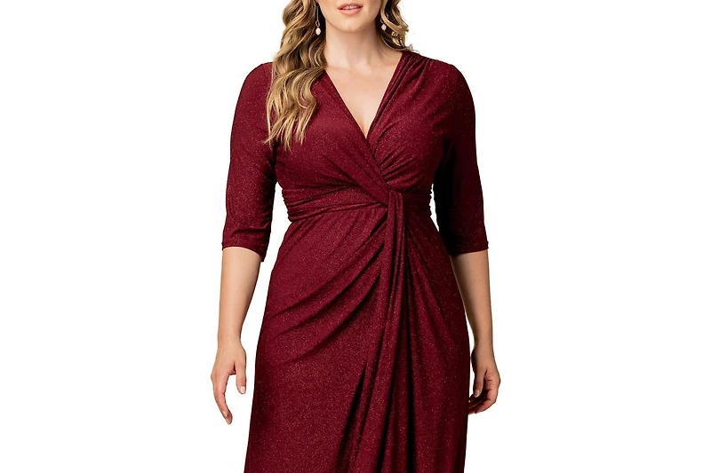 Kiyonna Women's Plus Romanced by Moonlight Long Gown
