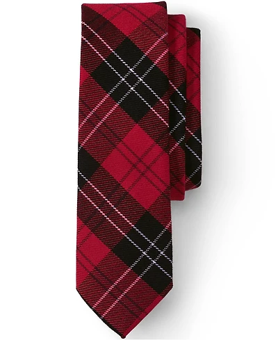 Lands' End School Uniform Kids Plaid To Be Tied Tie