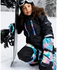 Deux par Girl Two-Piece Teknik Snowsuit Rainbow Heart Print